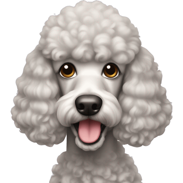 Poodle dog emoji