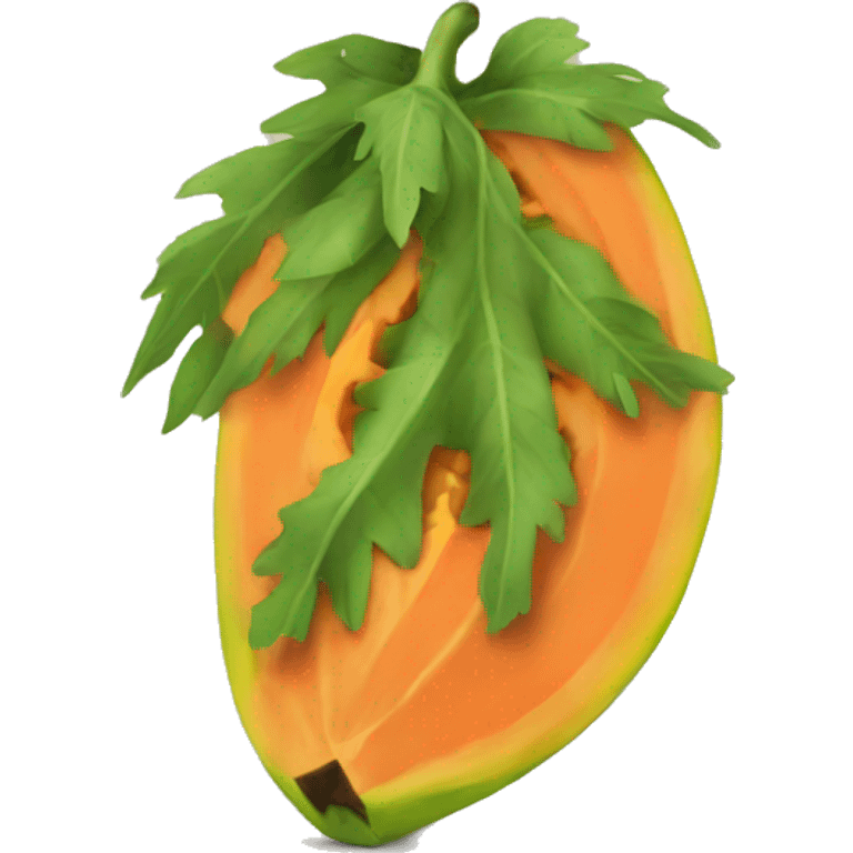 papaya emoji