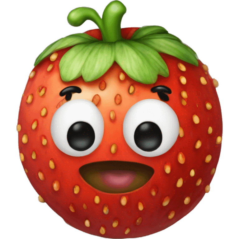 Saturno de frutilla emoji