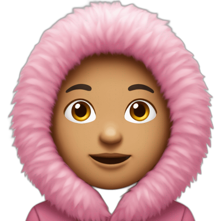 Pink eskimo emoji