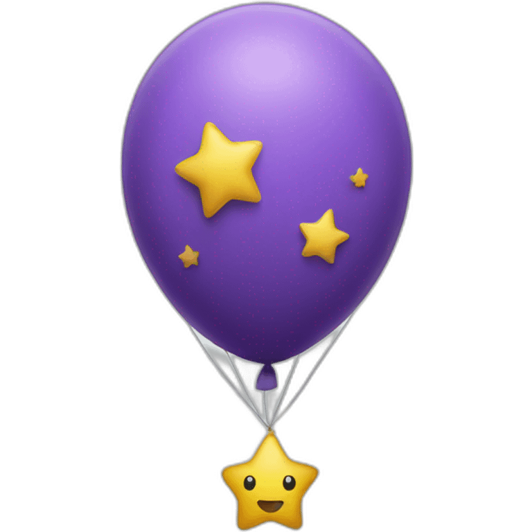 baloon and star together emoji