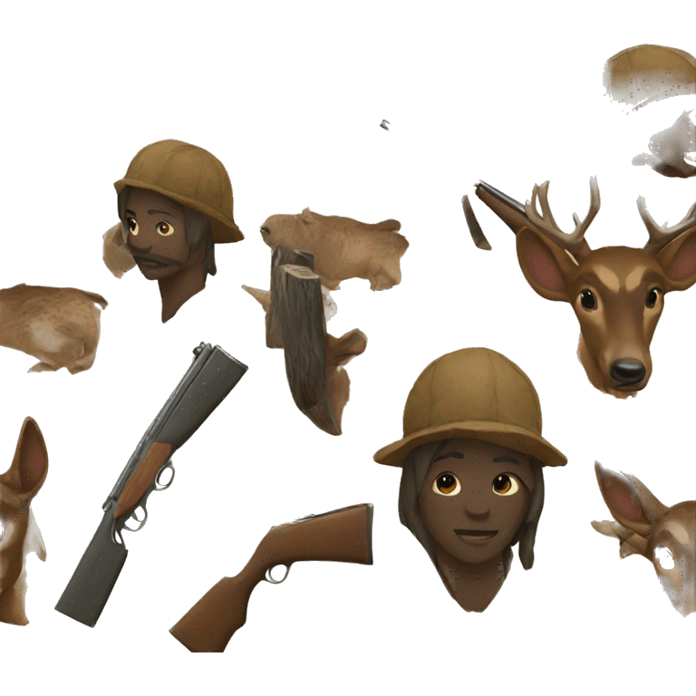 hunting emoji