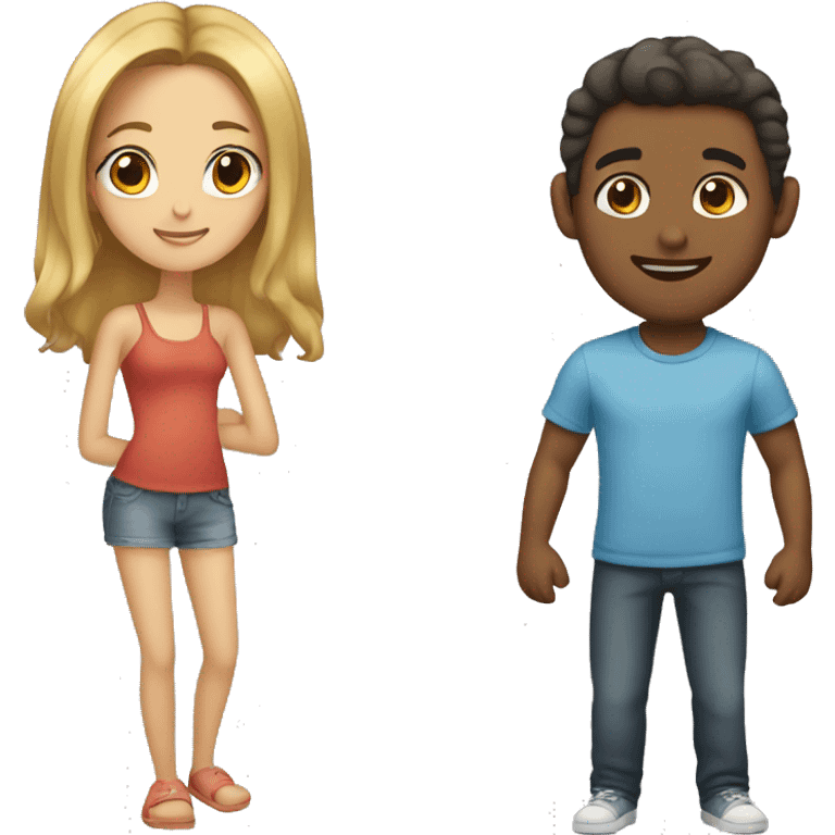 boyfriend and girlfriend  emoji