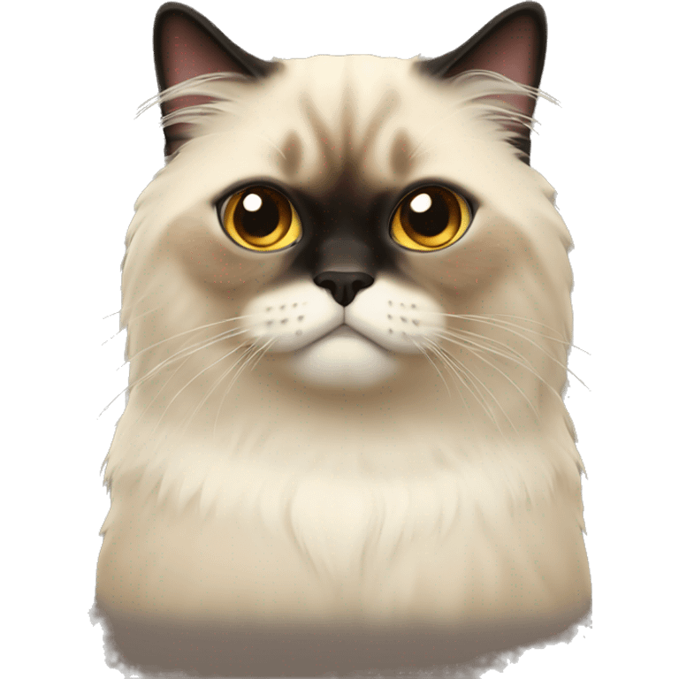 short hair himalayan cat emoji