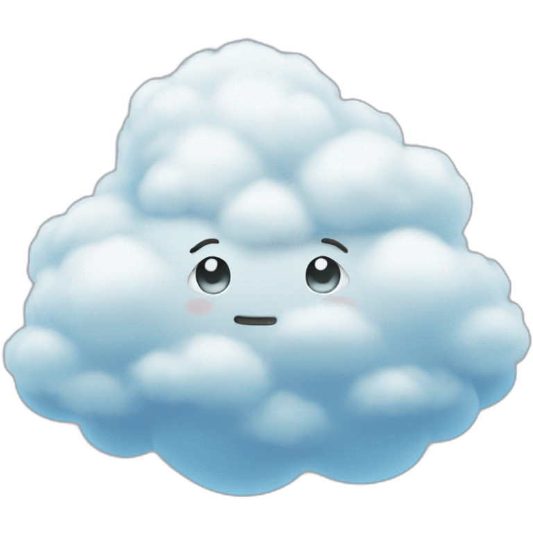 fluffy cloud emoji