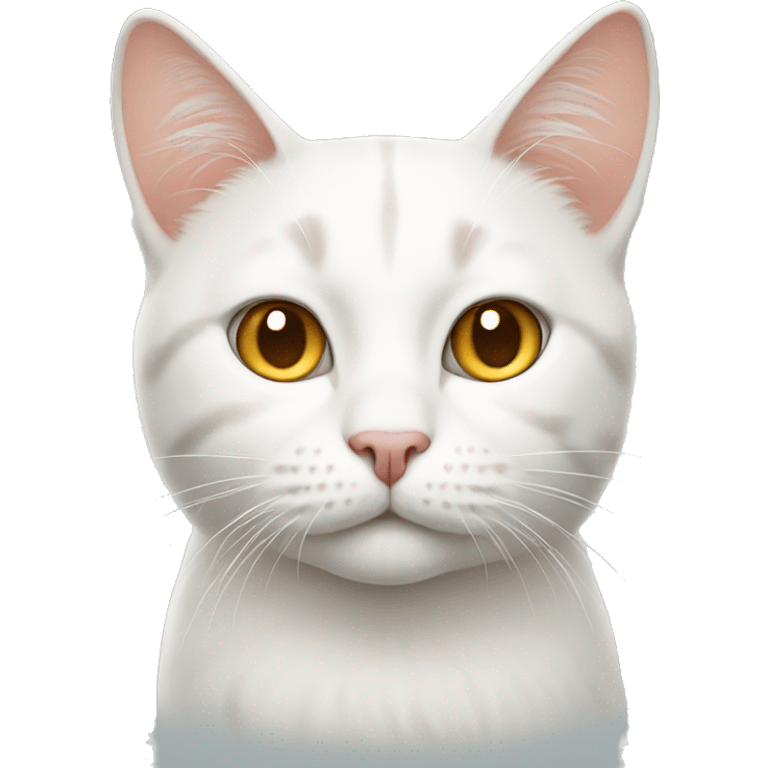 White ginger cat  emoji