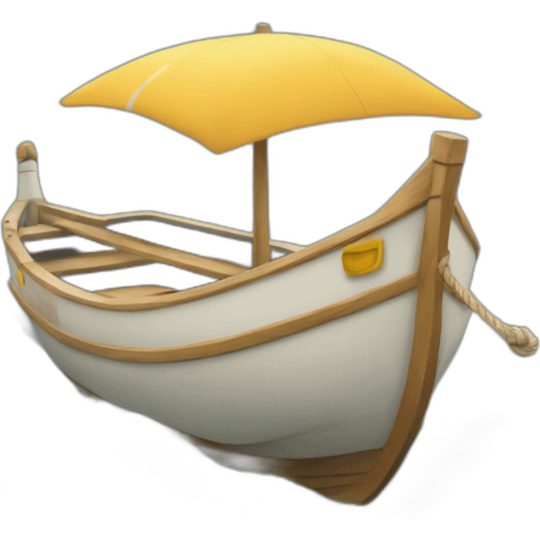 Phoque sur un bateau emoji