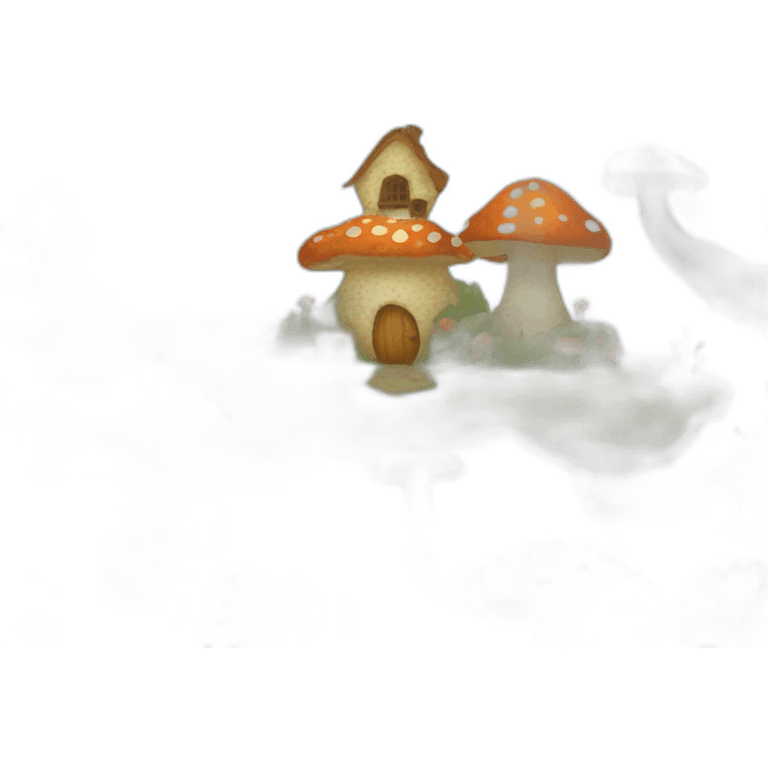 mushroom house emoji