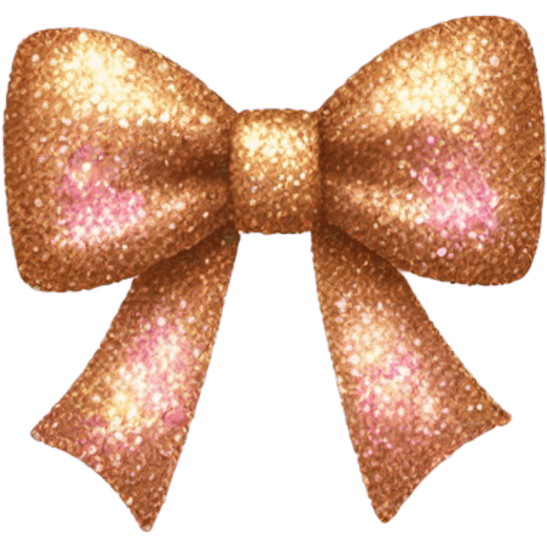 Glitter bow emoji