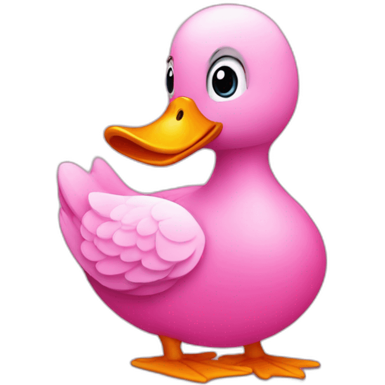 pink duck emoji