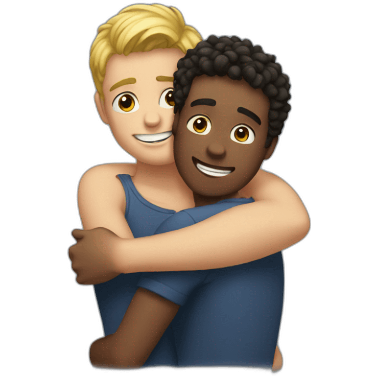 boys-hugging emoji