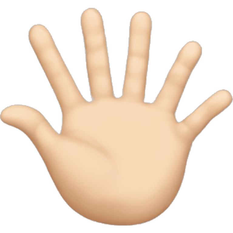 Hand die den kleinen Finger hoch hält emoji