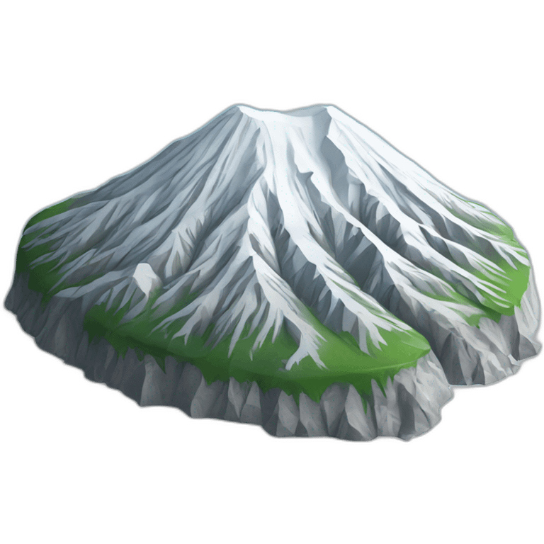 Snowy-mountain-mt-mount-st-helens  emoji