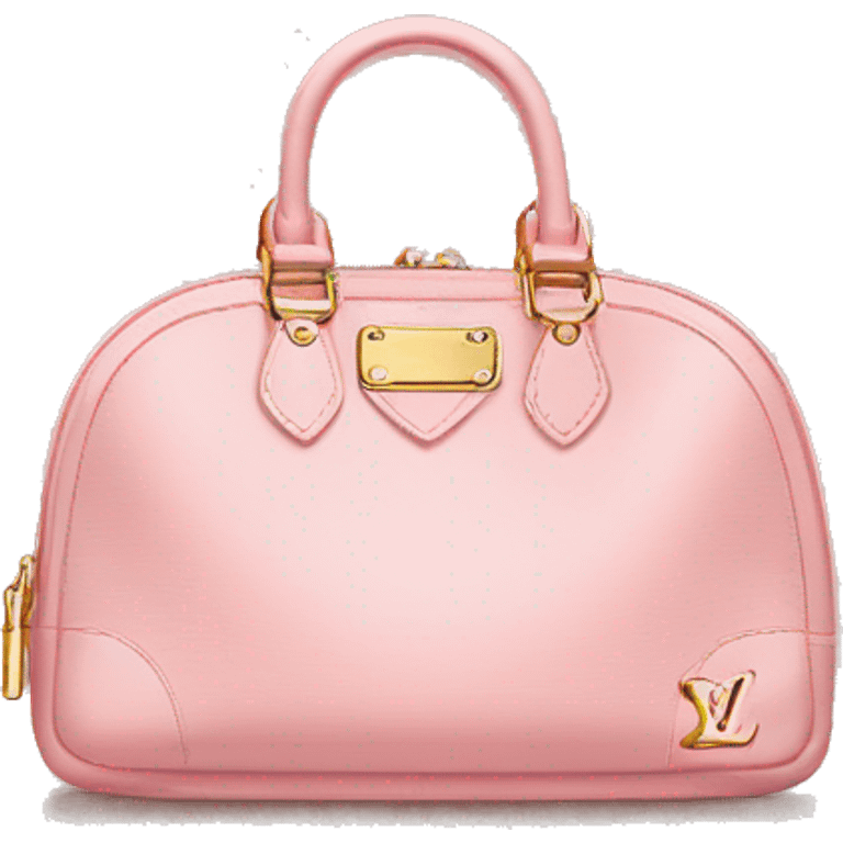 Light pink Louis Vuitton purse emoji