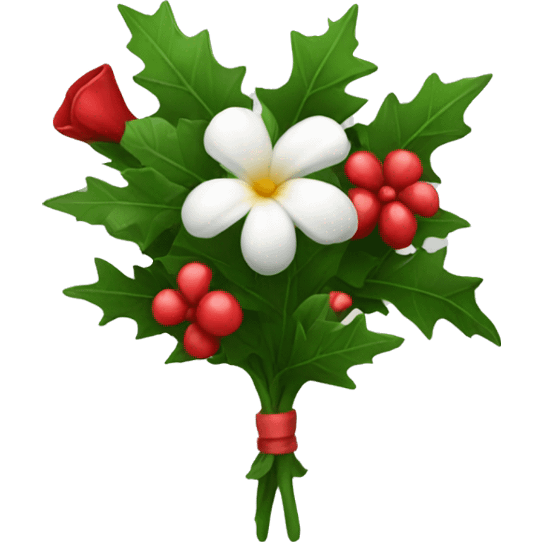 christmas flowers  emoji