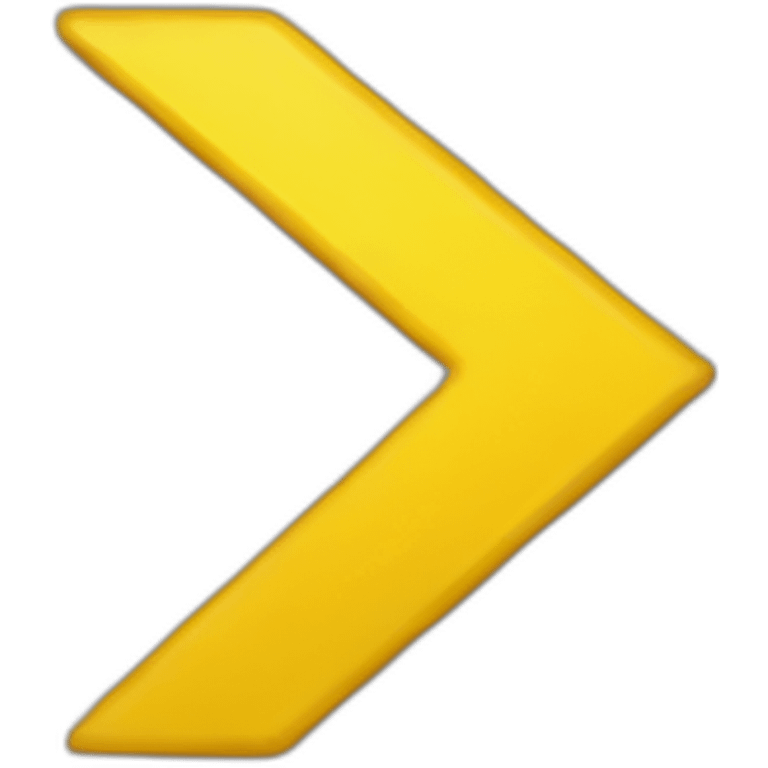 yellow right arrow emoji