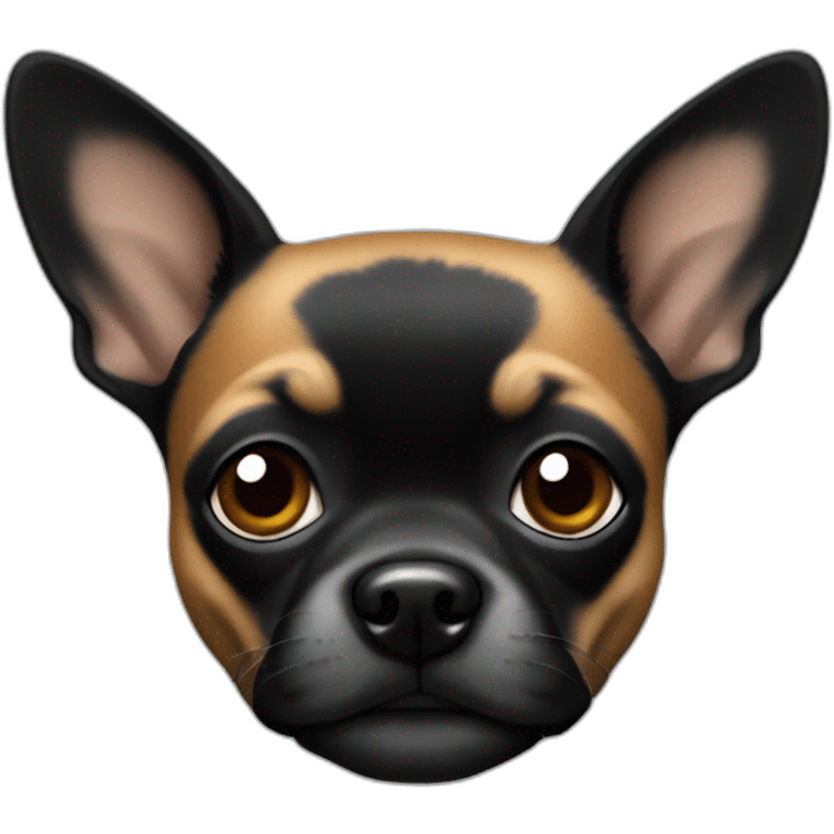 Chiwawa black dark emoji