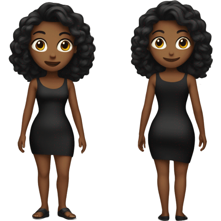 tight Black dress emoji