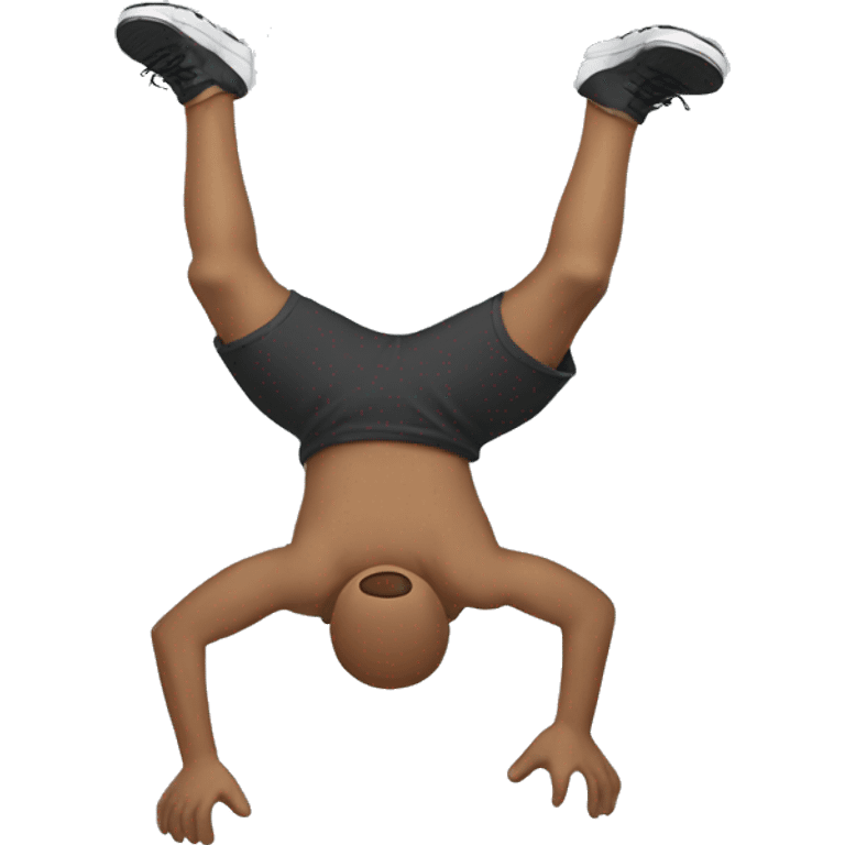 Doing a backflip emoji