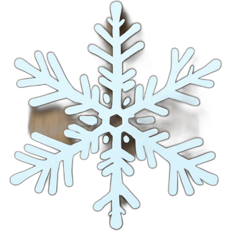 Wood sign with inscription «DECEMBER” and snowflake and christmas willow  emoji