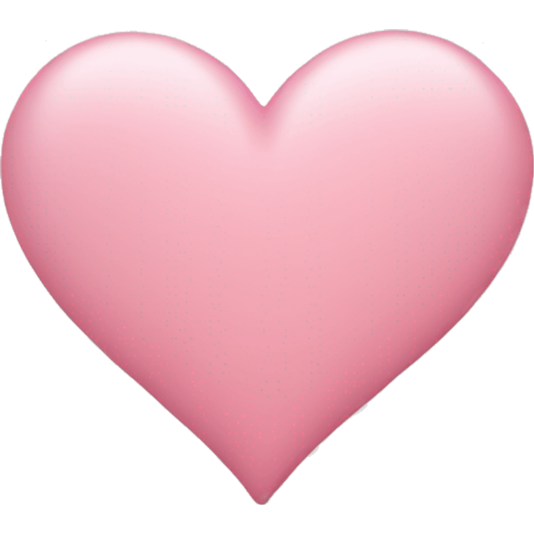 soft pink heart emoji