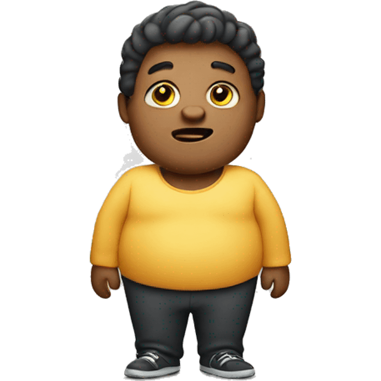 Fat person emoji