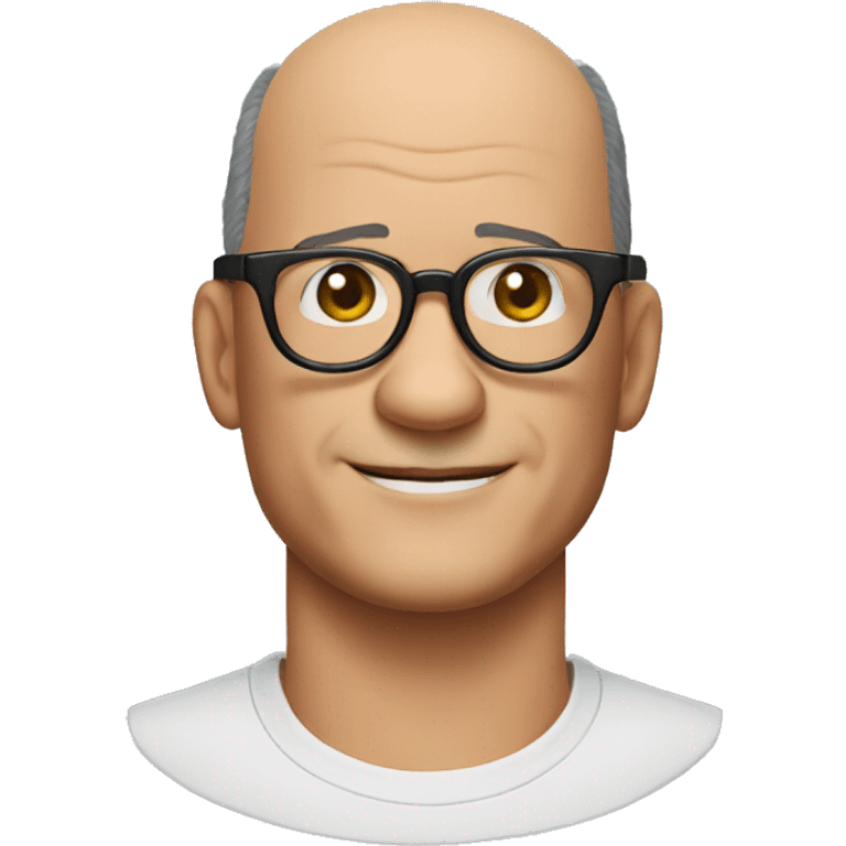 tom hanks bald and with glasses emoji