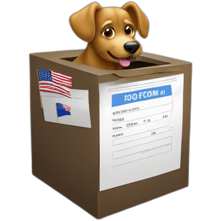 ballot for FOCom DOGSE in a voting ballot box emoji