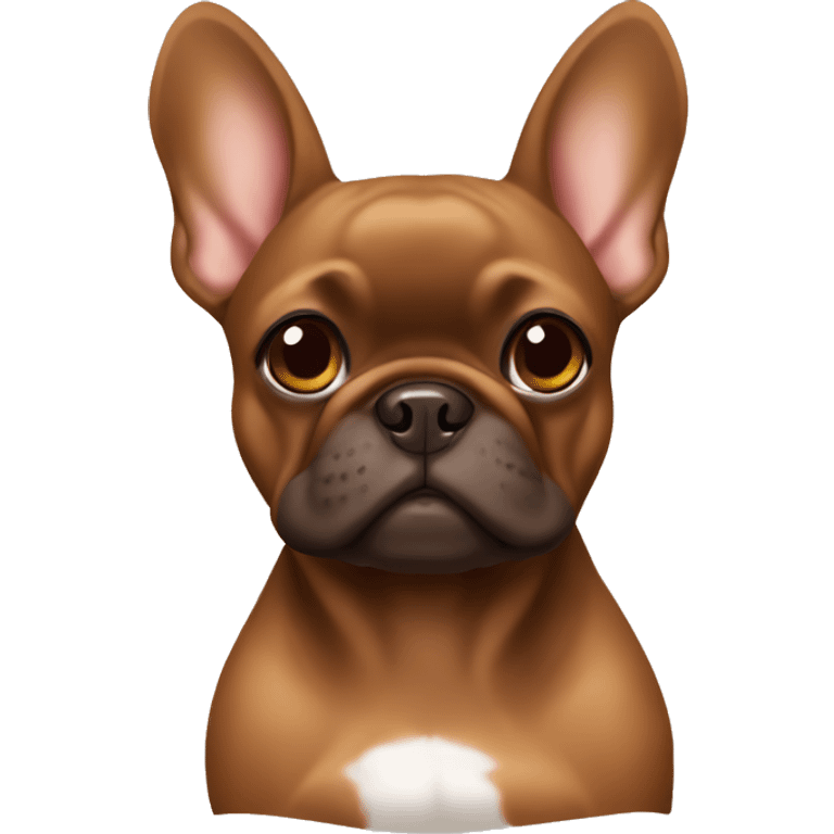 Brown Frenchie  emoji