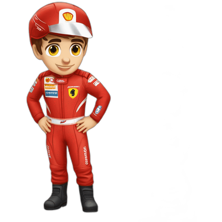 Charles Leclerc Pilote automobile monégasque emoji