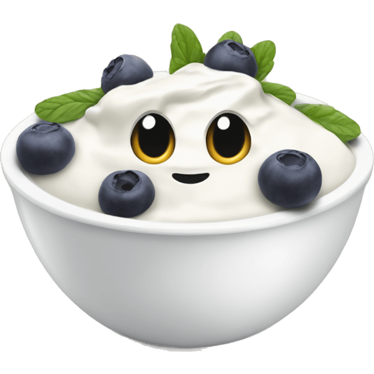 Yoghurt bowl emoji