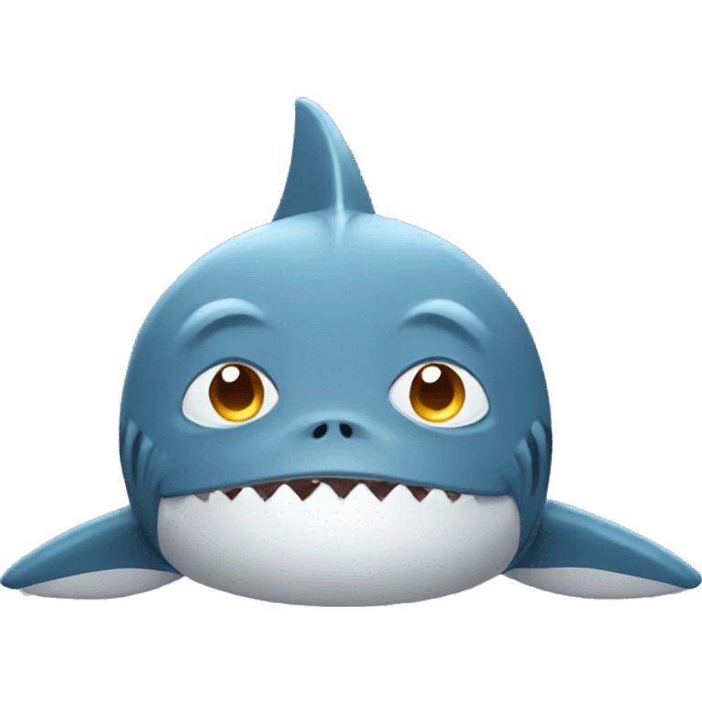 A sad shark wanting a tan emoji