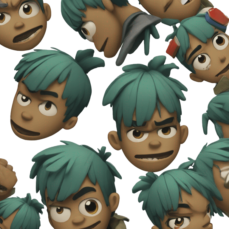 Gorillaz member 2-D from Phase 5 (2) emoji