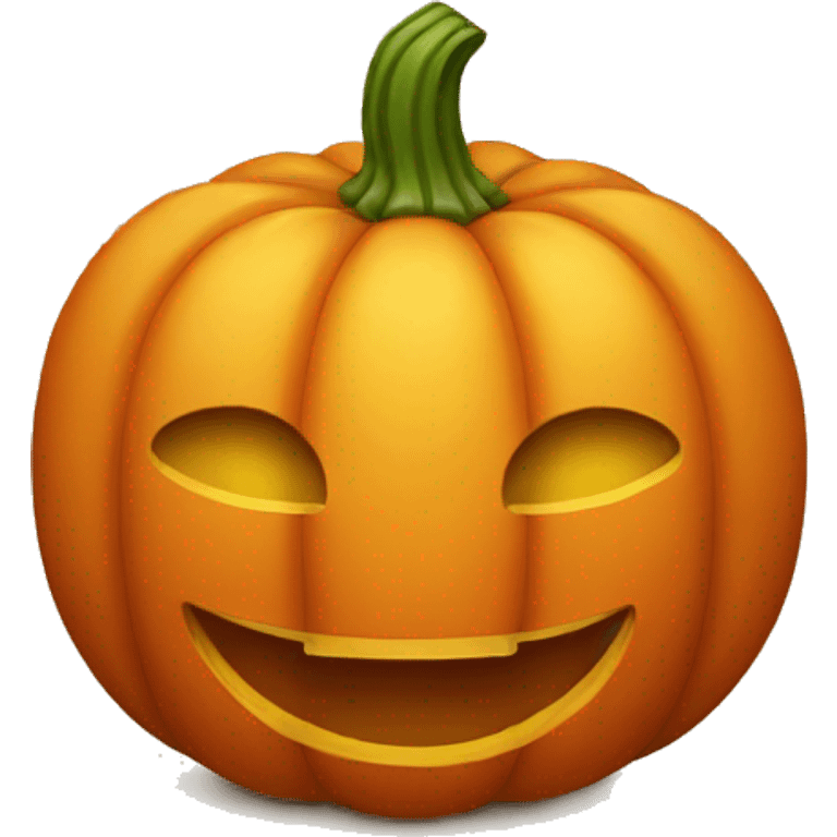 happy pumpkin emoji