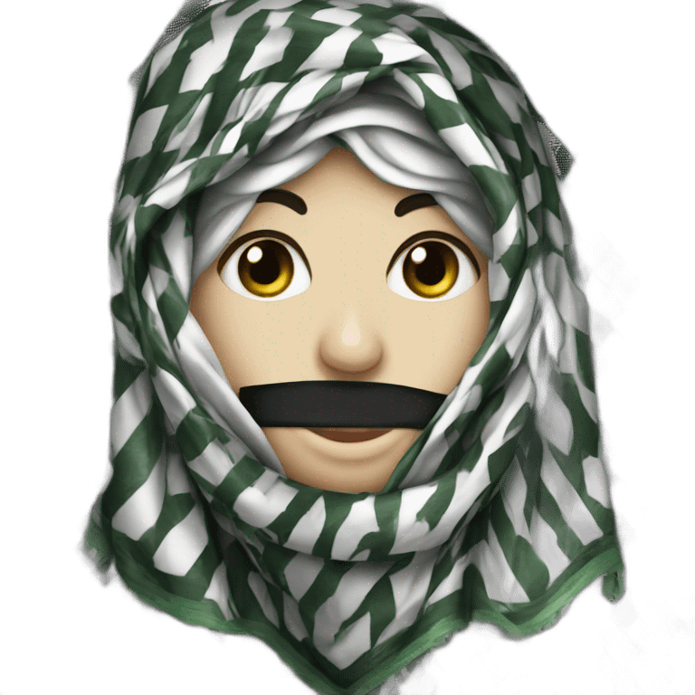 Keffiyeh palestine ap emoji