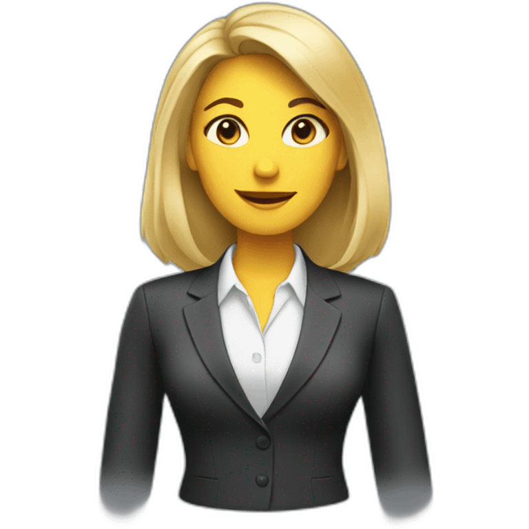 businesswoman emoji