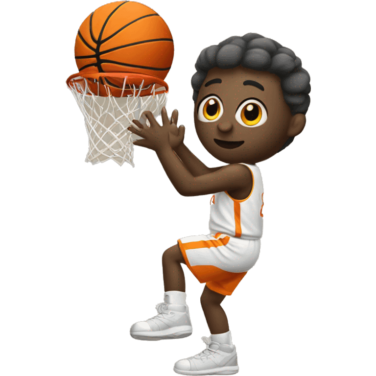 Shooting basketball emoji