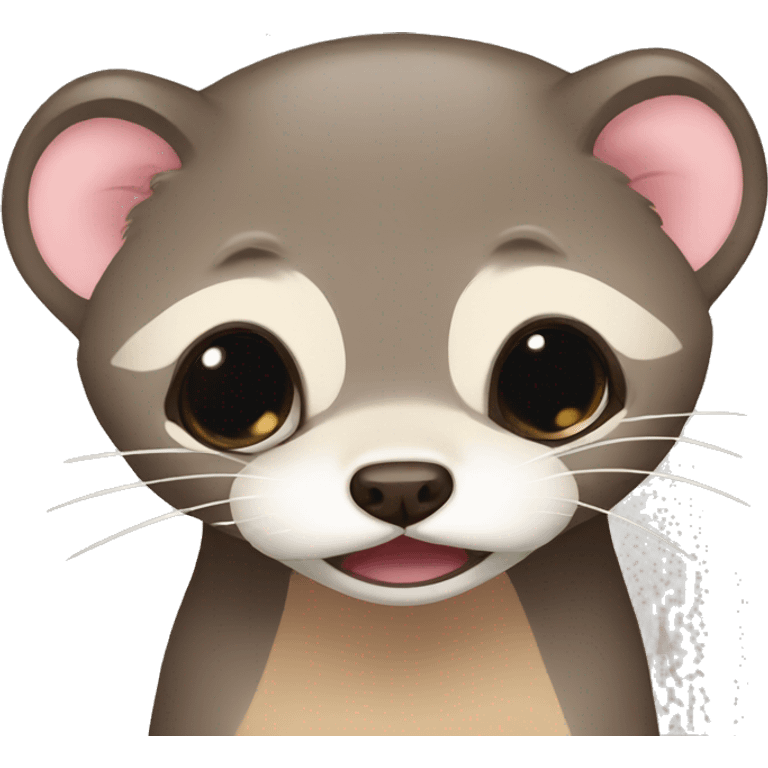 Ferret crying emoji