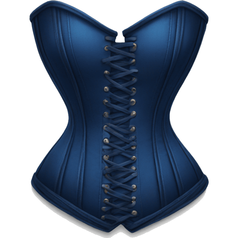 Dark blue corset emoji