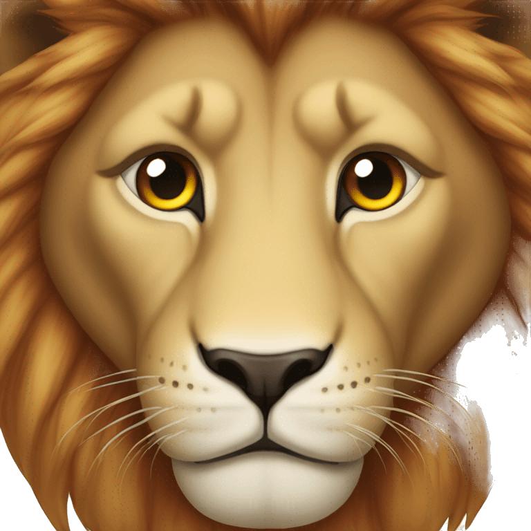 lion au yeux rouge  emoji