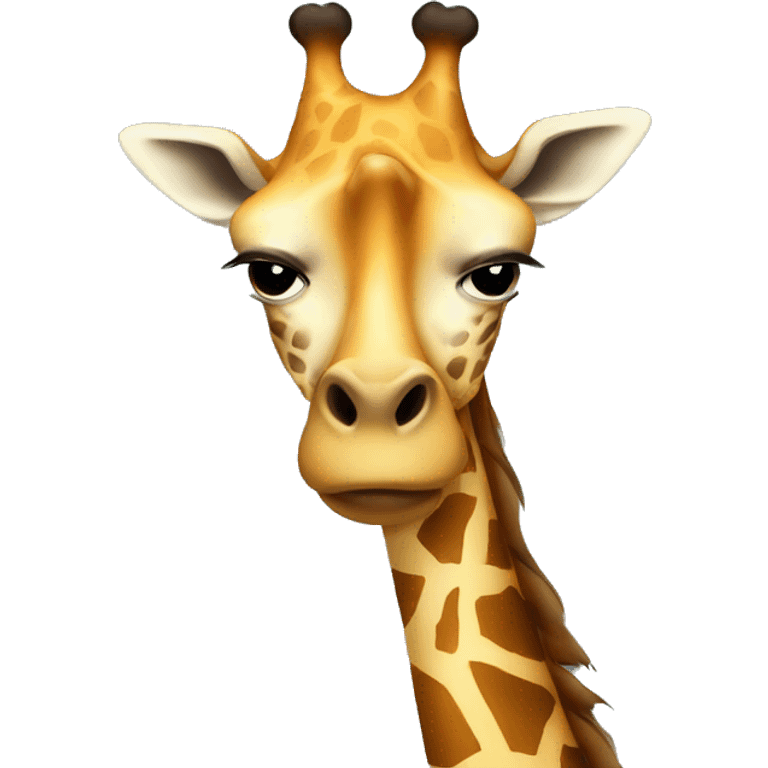 giraffe crying emoji