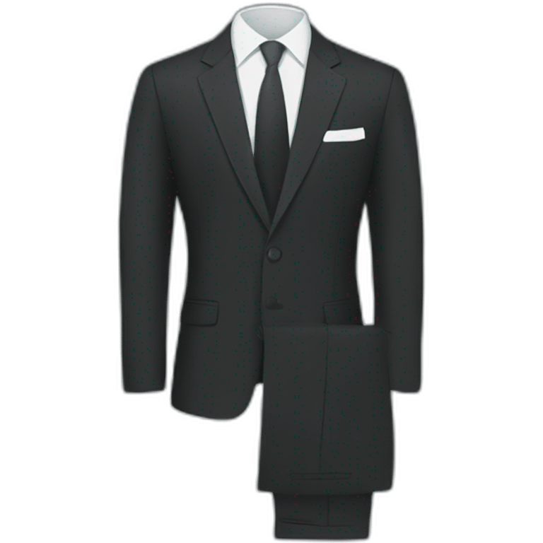 suit, in vector format modern and simple emoji