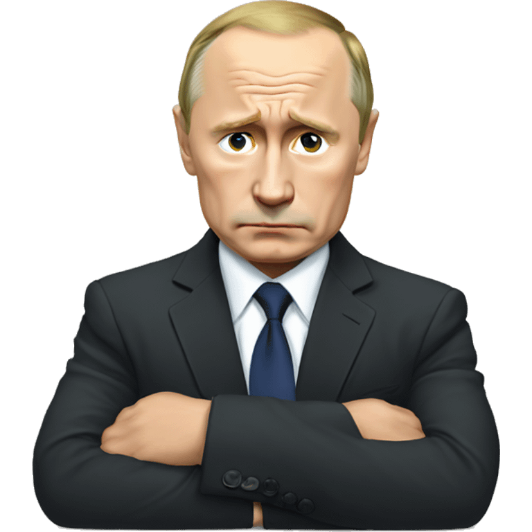 putin having being sad emoji