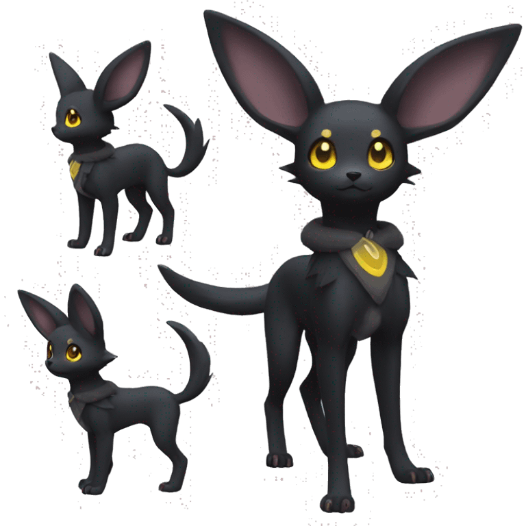 Umbreon full body emoji