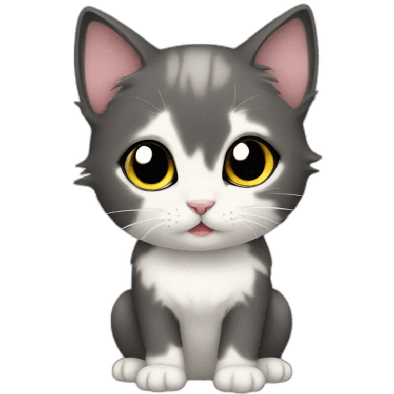 Anime kitten emoji