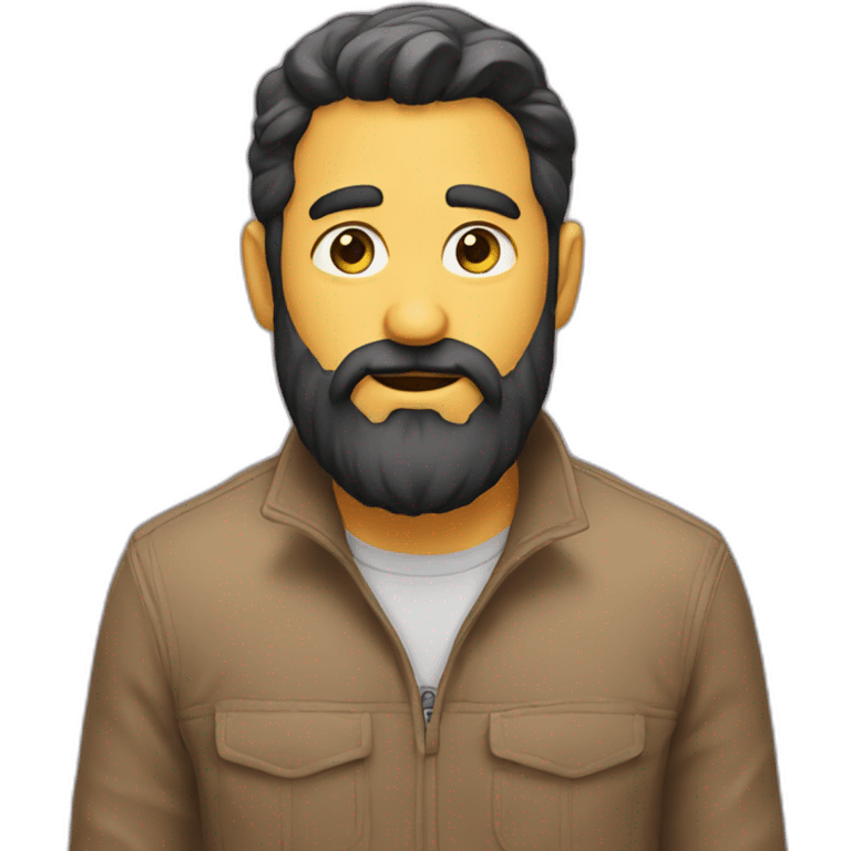 bearded man Lurk emote emoji