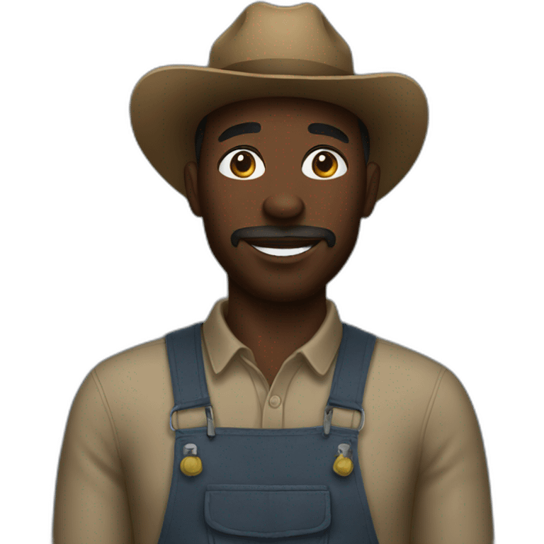 black farmer emoji