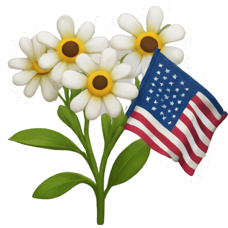 Usa top simbol flower  emoji