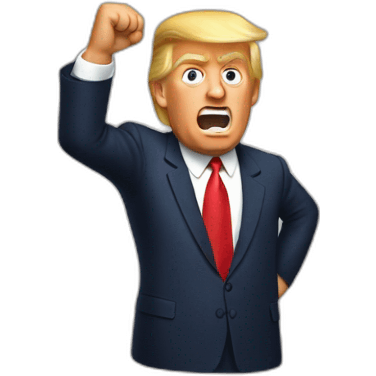 trump slapping someone emoji