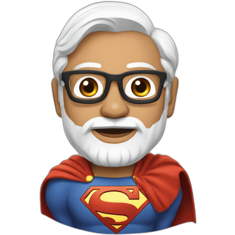 Narendra Modi Superman emoji